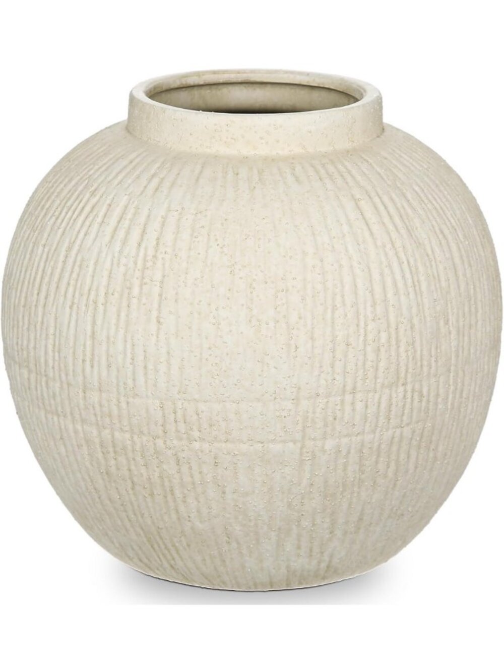 9" Large Rustic Wide Belly Vase for Home Office Decor & Space Filling Accent